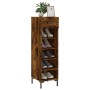 Engineered wood smoked oak shoemaker 30x35x105 cm by vidaXL, Closets and storage - Ref: Foro24-829681, Price: 41,16 €, Discou...