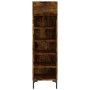 Engineered wood smoked oak shoemaker 30x35x105 cm by vidaXL, Closets and storage - Ref: Foro24-829681, Price: 41,16 €, Discou...