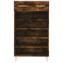 Engineered wood smoked oak shoemaker 60x35x105 cm by vidaXL, Closets and storage - Ref: Foro24-829601, Price: 55,07 €, Discou...