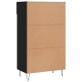 Zapatero madera de ingeniería negro 60x35x105 cm de vidaXL, Armarios y almacenamiento - Ref: Foro24-829605, Precio: 55,45 €, ...