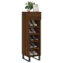 Brown oak engineered wood shoe rack 30x35x105 cm by vidaXL, Closets and storage - Ref: Foro24-829707, Price: 47,06 €, Discoun...