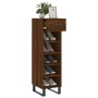 Brown oak engineered wood shoe rack 30x35x105 cm by vidaXL, Closets and storage - Ref: Foro24-829707, Price: 47,06 €, Discoun...