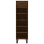 Brown oak engineered wood shoe rack 30x35x105 cm by vidaXL, Closets and storage - Ref: Foro24-829707, Price: 47,06 €, Discoun...