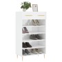 Shoe cabinet made of white glossy plywood, 60x35x105 cm by vidaXL, Closets and storage - Ref: Foro24-829598, Price: 59,64 €, ...