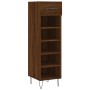 Brown oak engineered wood shoe rack 30x35x105 cm by vidaXL, Closets and storage - Ref: Foro24-829675, Price: 43,99 €, Discoun...