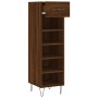 Brown oak engineered wood shoe rack 30x35x105 cm by vidaXL, Closets and storage - Ref: Foro24-829675, Price: 43,99 €, Discoun...