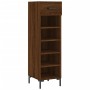 Engineered wood shoe rack in brown oak, 30x35x105 cm. by vidaXL, Closets and storage - Ref: Foro24-829683, Price: 42,89 €, Di...