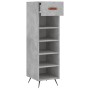 Engineered wood shoe rack in gray concrete, 30x35x105 cm. by vidaXL, Closets and storage - Ref: Foro24-829648, Price: 39,59 €...