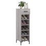 Sonoma gray engineered wood shoe rack 30x35x105 cm by vidaXL, Closets and storage - Ref: Foro24-829682, Price: 42,45 €, Disco...