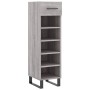 Engineered wood gray Sonoma shoerack 30x35x105 cm by vidaXL, Closets and storage - Ref: Foro24-829706, Price: 47,99 €, Discou...