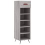 Sonoma gray engineered wood shoe rack 30x35x105 cm by vidaXL, Closets and storage - Ref: Foro24-829650, Price: 45,99 €, Disco...