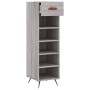 Sonoma gray engineered wood shoe rack 30x35x105 cm by vidaXL, Closets and storage - Ref: Foro24-829650, Price: 45,99 €, Disco...