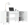 Plywood bright white desk 140x50x75 cm by vidaXL, Desks - Ref: Foro24-829526, Price: 120,99 €, Discount: %