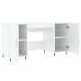 Plywood bright white desk 140x50x75 cm by vidaXL, Desks - Ref: Foro24-829526, Price: 120,99 €, Discount: %