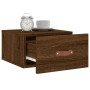 Wall bedside tables 2 pcs brown oak color 35x35x20 cm by vidaXL, Lockers and storage cabinets - Ref: Foro24-829787, Price: 43...