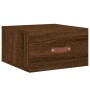 Wall bedside tables 2 pcs brown oak color 35x35x20 cm by vidaXL, Lockers and storage cabinets - Ref: Foro24-829787, Price: 43...