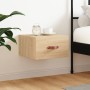 Sonoma oak wall bedside table 35x35x20 cm by vidaXL, Lockers and storage cabinets - Ref: Foro24-829778, Price: 27,25 €, Disco...