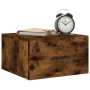 Wall bedside tables 2 pcs smoked oak color 35x35x20 cm by vidaXL, Lockers and storage cabinets - Ref: Foro24-829863, Price: 4...