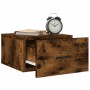 Wall bedside tables 2 pcs smoked oak color 35x35x20 cm by vidaXL, Lockers and storage cabinets - Ref: Foro24-829863, Price: 4...