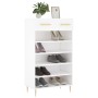 White engineered wood shoe rack 60x35x105 cm by vidaXL, Closets and storage - Ref: Foro24-829596, Price: 56,18 €, Discount: %