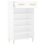 White engineered wood shoe rack 60x35x105 cm by vidaXL, Closets and storage - Ref: Foro24-829596, Price: 56,18 €, Discount: %