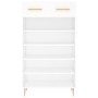 White engineered wood shoe rack 60x35x105 cm by vidaXL, Closets and storage - Ref: Foro24-829596, Price: 56,18 €, Discount: %