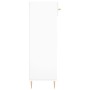 White engineered wood shoe rack 60x35x105 cm by vidaXL, Closets and storage - Ref: Foro24-829596, Price: 56,18 €, Discount: %