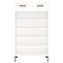 White engineered wood shoe rack 60x35x105 cm by vidaXL, Closets and storage - Ref: Foro24-829612, Price: 62,68 €, Discount: %