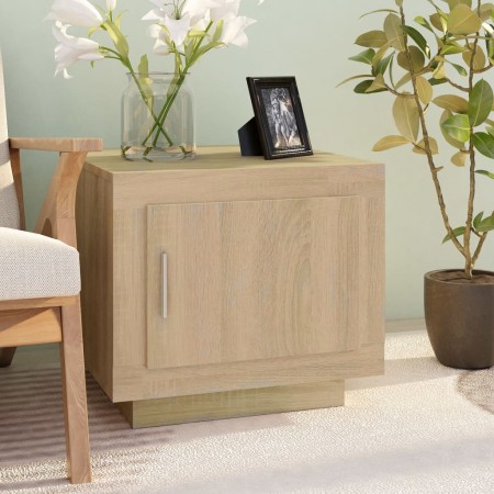 Mesa de centro madera contrachapada roble Sonoma 51x50x45 cm de vidaXL, Mesas de centro - Ref: Foro24-811802, Precio: 48,61 €...