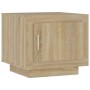 Mesa de centro madera contrachapada roble Sonoma 51x50x45 cm de vidaXL, Mesas de centro - Ref: Foro24-811802, Precio: 48,61 €...