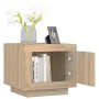 Mesa de centro madera contrachapada roble Sonoma 51x50x45 cm de vidaXL, Mesas de centro - Ref: Foro24-811802, Precio: 48,61 €...