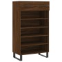 Engineered wood oak brown shoemaker 60x35x105 cm by vidaXL, Closets and storage - Ref: Foro24-829643, Price: 80,05 €, Discoun...