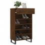 Engineered wood oak brown shoemaker 60x35x105 cm by vidaXL, Closets and storage - Ref: Foro24-829643, Price: 80,05 €, Discoun...