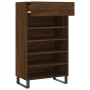 Engineered wood oak brown shoemaker 60x35x105 cm by vidaXL, Closets and storage - Ref: Foro24-829643, Price: 80,05 €, Discoun...