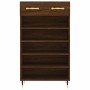 Brown oak engineered wood shoe rack 60x35x105 cm by vidaXL, Closets and storage - Ref: Foro24-829595, Price: 54,12 €, Discoun...