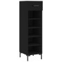 Black engineered wood shoe rack 30x35x105 cm by vidaXL, Closets and storage - Ref: Foro24-829677, Price: 69,42 €, Discount: %