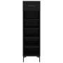 Black engineered wood shoe rack 30x35x105 cm by vidaXL, Closets and storage - Ref: Foro24-829677, Price: 69,42 €, Discount: %