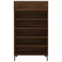 Brown oak engineered wood shoe rack 60x35x105 cm by vidaXL, Closets and storage - Ref: Foro24-829619, Price: 57,02 €, Discoun...