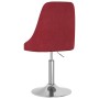 Silla de comedor giratoria tela color vino tinto de vidaXL, Sillas de comedor - Ref: Foro24-3084800, Precio: 75,64 €, Descuen...