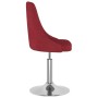 Silla de comedor giratoria tela color vino tinto de vidaXL, Sillas de comedor - Ref: Foro24-3084800, Precio: 75,64 €, Descuen...