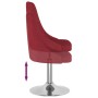 Silla de comedor giratoria tela color vino tinto de vidaXL, Sillas de comedor - Ref: Foro24-3084800, Precio: 75,64 €, Descuen...