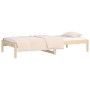 Solid pine wood sofa bed 80x200 cm by vidaXL, Beds and slatted bases - Ref: Foro24-832663, Price: 109,84 €, Discount: %