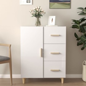 Bright white plywood sideboard 69.5x34x90 cm by vidaXL, Sideboards - Ref: Foro24-812174, Price: 63,99 €, Discount: %