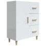 Bright white plywood sideboard 69.5x34x90 cm by vidaXL, Sideboards - Ref: Foro24-812174, Price: 85,69 €, Discount: %