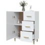 Bright white plywood sideboard 69.5x34x90 cm by vidaXL, Sideboards - Ref: Foro24-812174, Price: 85,69 €, Discount: %