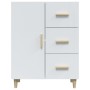 Aparador de madera contrachapada blanco brillante 69,5x34x90 cm de vidaXL, Aparadores - Ref: Foro24-812174, Precio: 85,69 €, ...