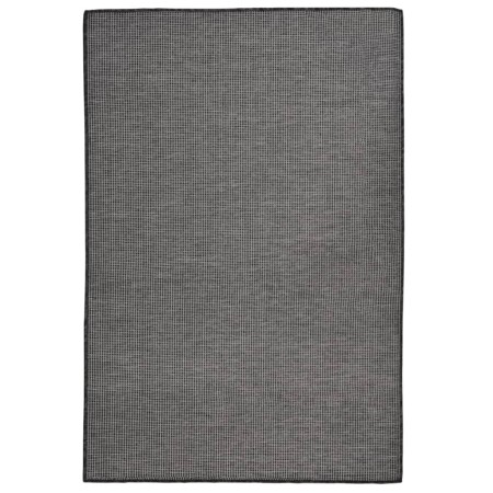 Alfombra de exterior de tejido plano gris 120x170 cm de vidaXL, Alfombras - Ref: Foro24-340774, Precio: 34,81 €, Descuento: %