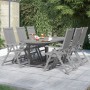 Garten-Essgruppe 7-teilig aus massivem Akazienholz von vidaXL, Gartensets - Ref: Foro24-3079654, Preis: 499,17 €, Rabatt: %