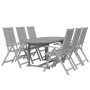 Garden dining set 7 pieces solid acacia wood by vidaXL, Garden sets - Ref: Foro24-3079654, Price: 499,17 €, Discount: %