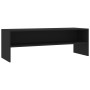 Black plywood TV cabinet 120x40x40 cm by vidaXL, TV Furniture - Ref: Foro24-800037, Price: 53,66 €, Discount: %